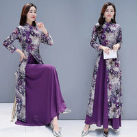 cheongsam-robe-violette-longue