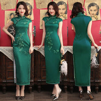cheongsam-robe-longue-soie-dentelle