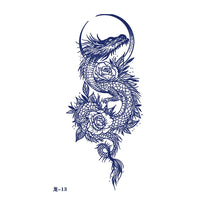 tatouage-dragon-chinois-noir-et-blanc
