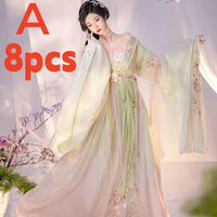 hanfu-robe-brod-e-manches-larges