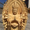 figurine-chinoise-bouddha-bois-massif