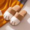 chaussons-chinois-peluche-chat-patte