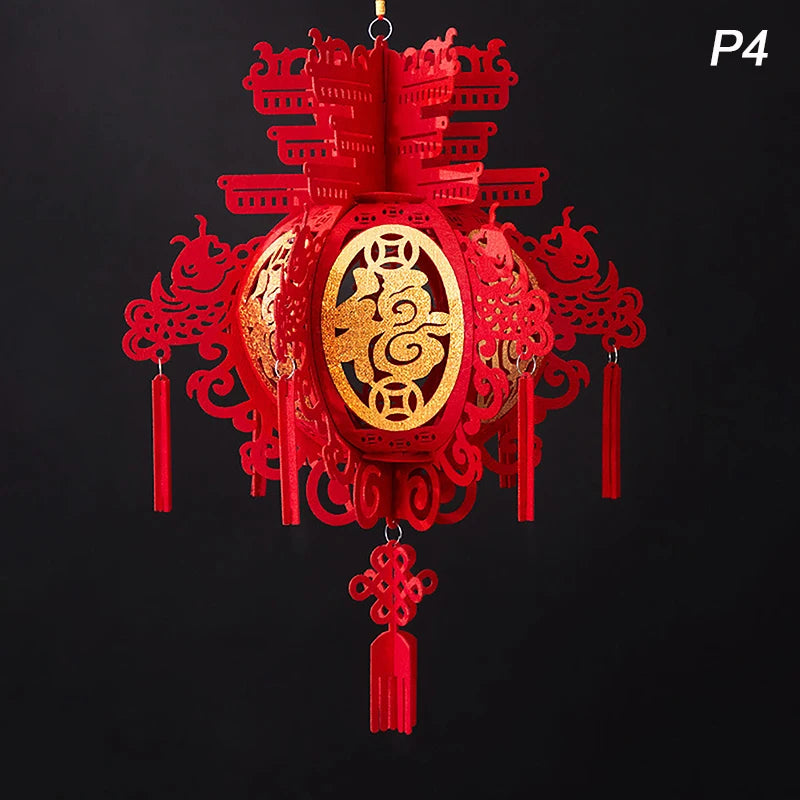 boules-chinoises-papier-rouge-avec-glands