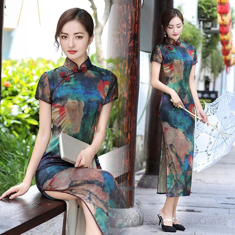 cheongsam-robe-estivale-longue