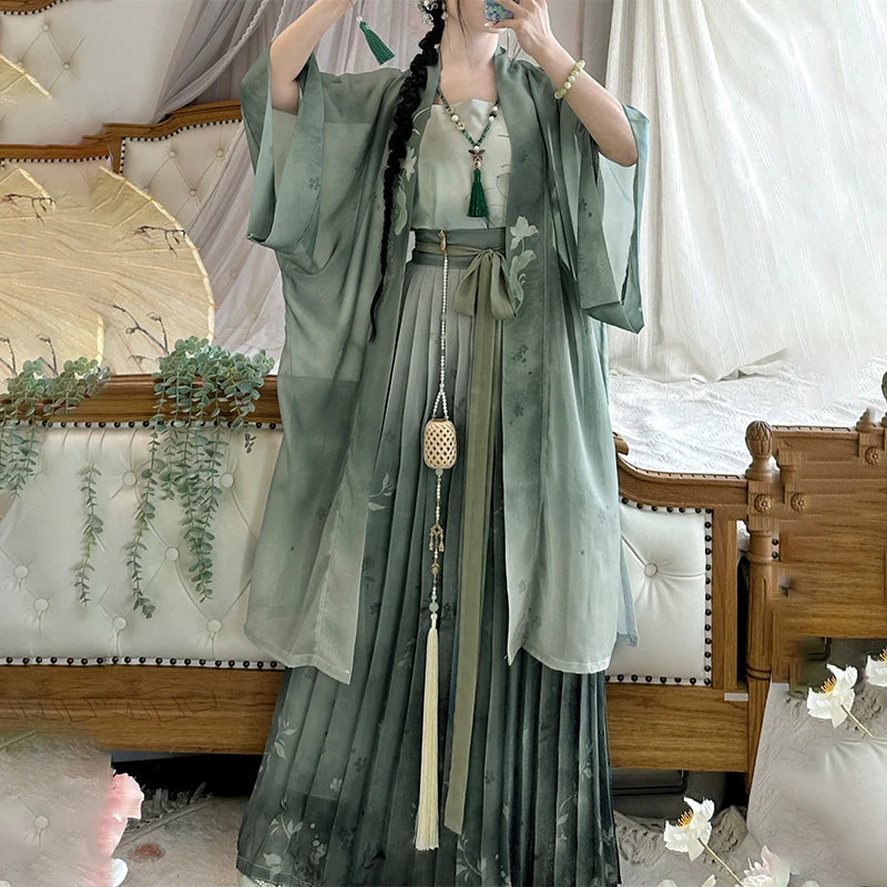 hanfu-manteau-long-robe-jupe-vert