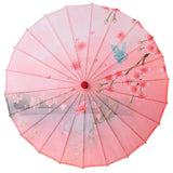 ombrelle-chinoise-soie-rose-fleurs