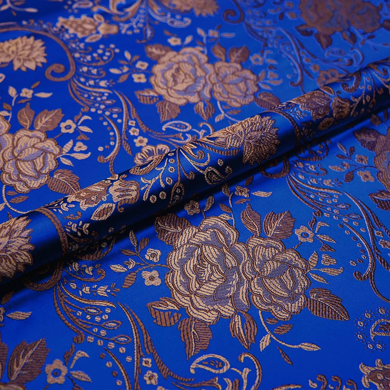 tissu-chinois-brocart-jacquard-fleurs