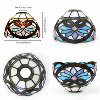 abat-jour-chinois-verre-colore-tiffany
