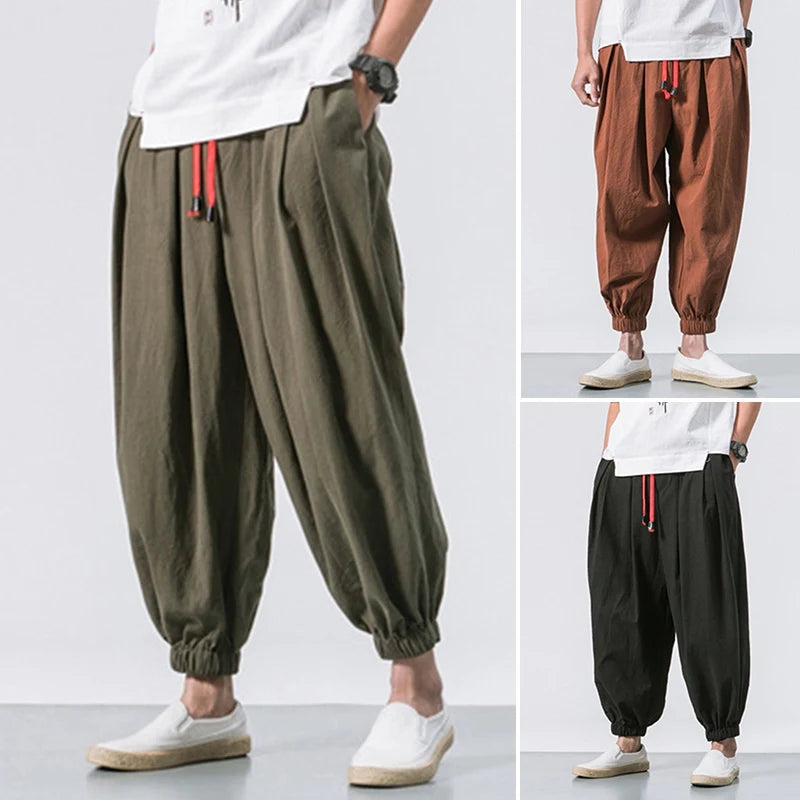 pantalon-chinois-homme-harem-lastique
