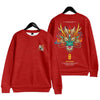 pull-chinois-rouge-motif-dragon
