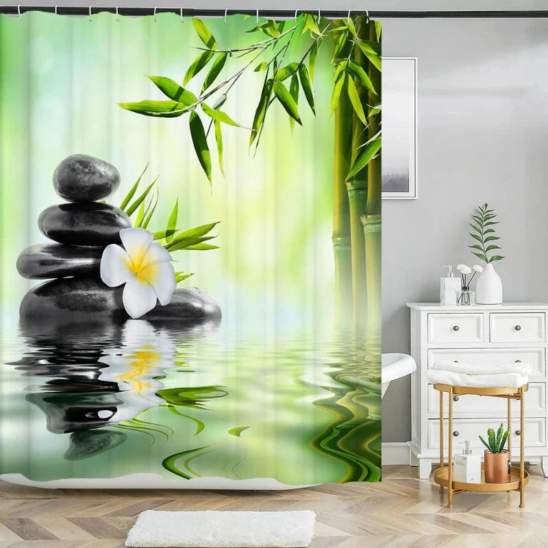rideau-chinois-bambou-plantes-vertes