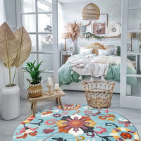 tapis-chinois-rond-style-marocain