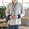 chemises-chinoises-hommes-lacets-gilet-fin