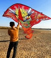 cerfs-volants-chinois-dragon-manche