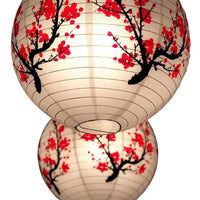 Abat Jour Chinois Papier Ronde 