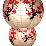 Abat Jour Chinois Papier Ronde 