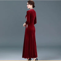 cheongsam-robe-velours-or-diamant