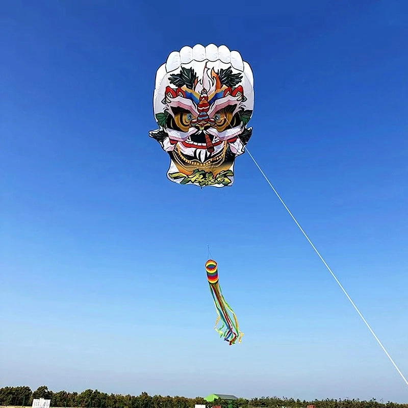 cerfs-volants-chinois-lion-volant-souple