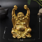 figurine-chinoise-bouddha-rieur-or