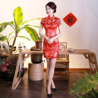 cheongsam-robe-courte-dragon