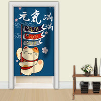 rideau-chinois-noren-chat-porte