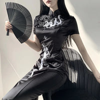 robe-chinoise-broderie-dragon