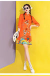 Gaun Cina Elegan Musim Semi