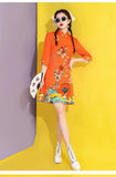 Gaun Cina Elegan Musim Semi 