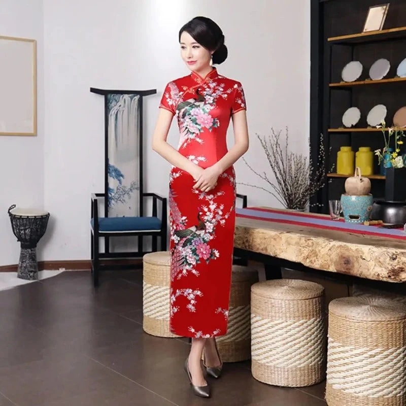 cheongsam-classique-manches-courtes