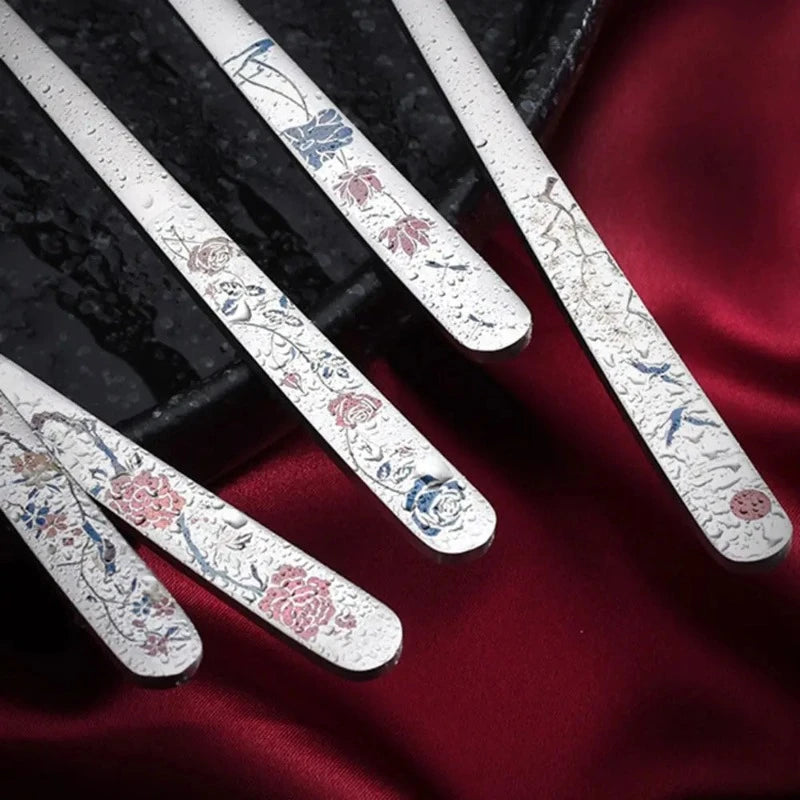 baguettes-chinoises-acier-fleurs-de-cerisier