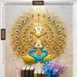 horloge-chinoise-murale-paon