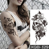 tatouage-dragon-chinois-katana-noir