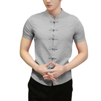 chemises-chinoises-hommes-courtes-slim