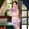 robe-chinoise-tisse-manches-courtes