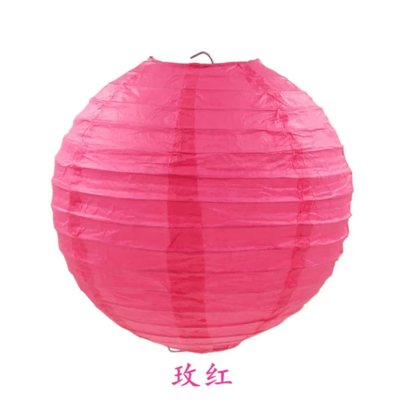 Lampions Chinois Boule Ronde Papier