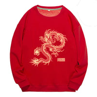 pull-chinois-imprim-dragon-col-rond