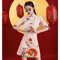 Gaun Cina Elegan Musim Semi 