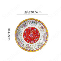 assiettes-chinoises-maill-e-dor