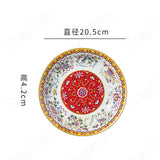 assiettes-chinoises-maill-e-dor