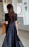 robe-chinoise-noire-style-qipao