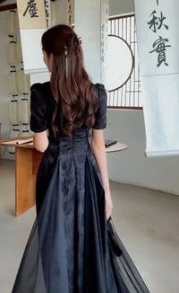 robe-chinoise-noire-style-qipao