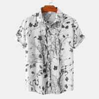 chemises-chinoises-hommes-imprim-fleurs