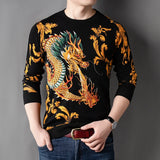 pull-chinois-homme-vert-dragon