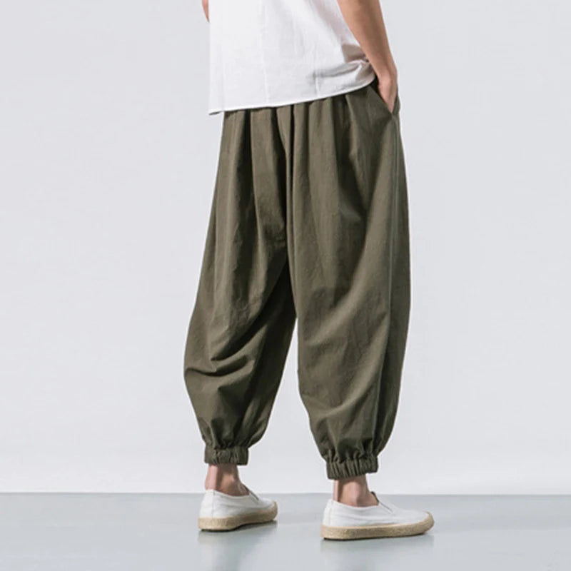 pantalon-chinois-homme-harem-lastique