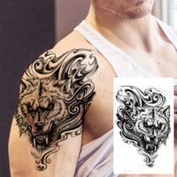 tatouage-dragon-chinois-astronaute