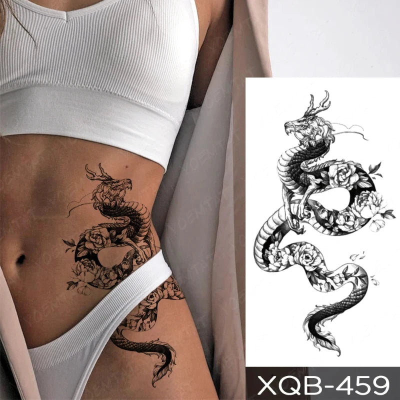 tatouage-dragon-chinois-temporaire