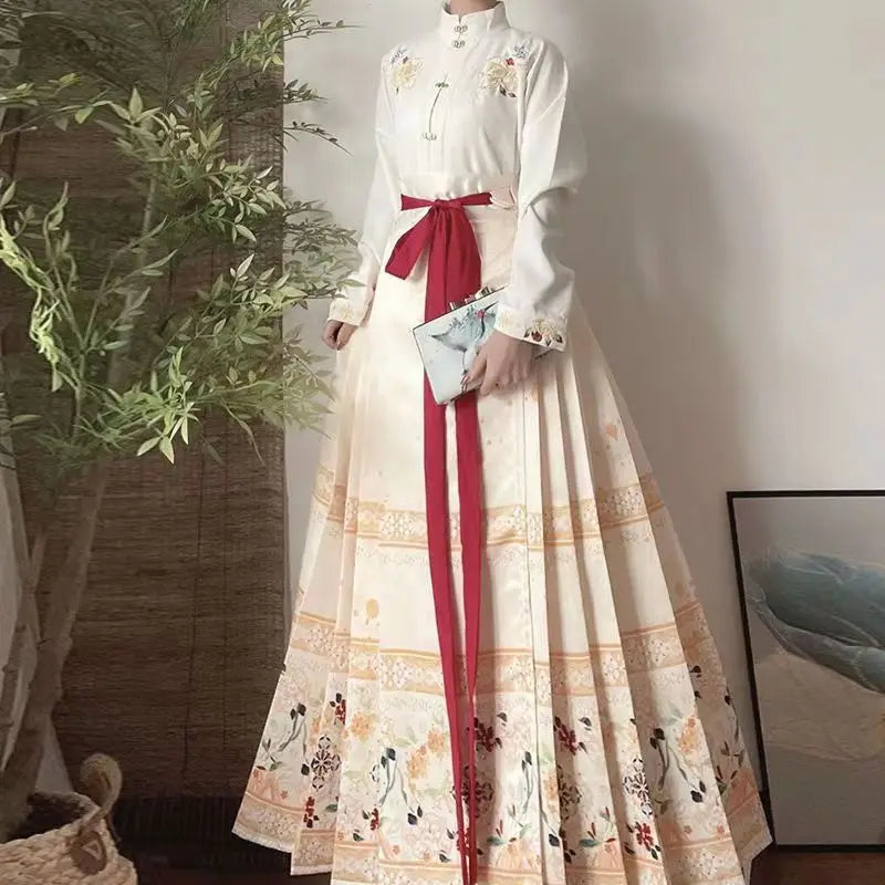 hanfu-jupe-longue-midi-cheval