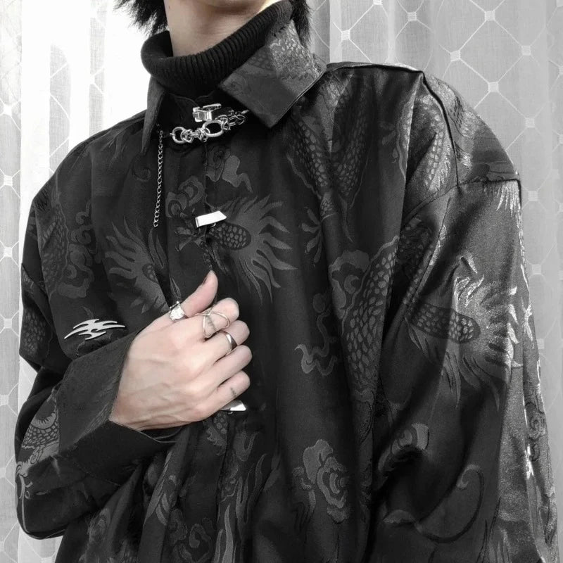 habit-chinois-blouse-satin-dragon
