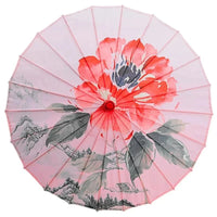 ombrelle-chinoise-soie-rose-fleurs