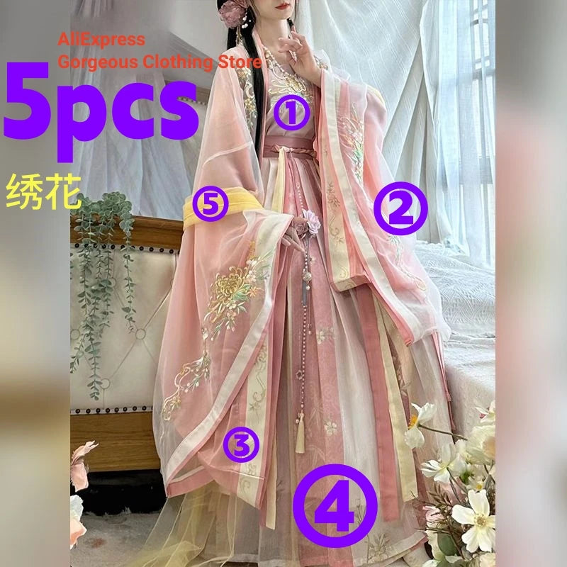 hanfu-robe-brod-e-manches-larges